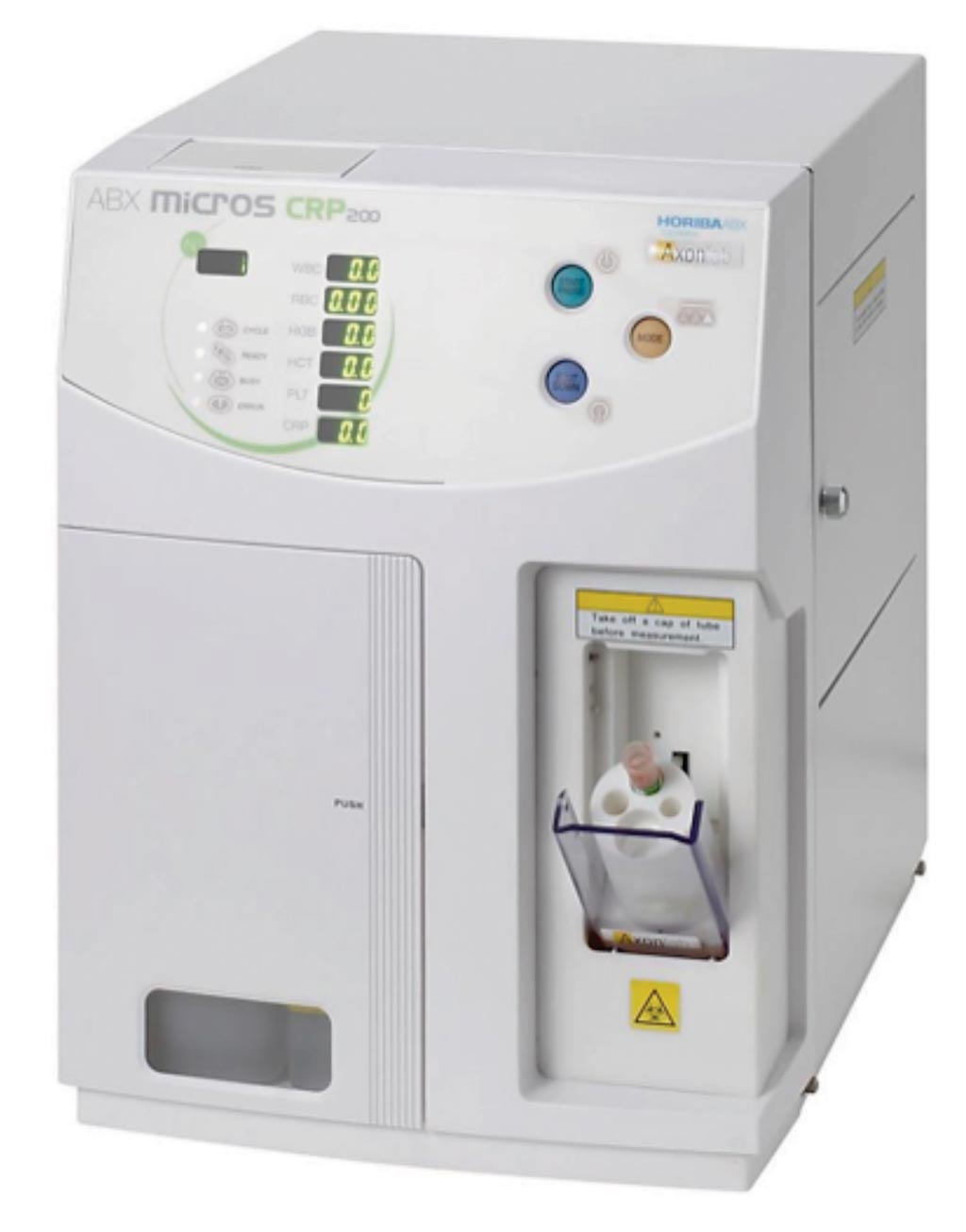 Image: The ABX Micros CRP 200 hematology analyzer (Photo courtesy of Horiba Medical).
