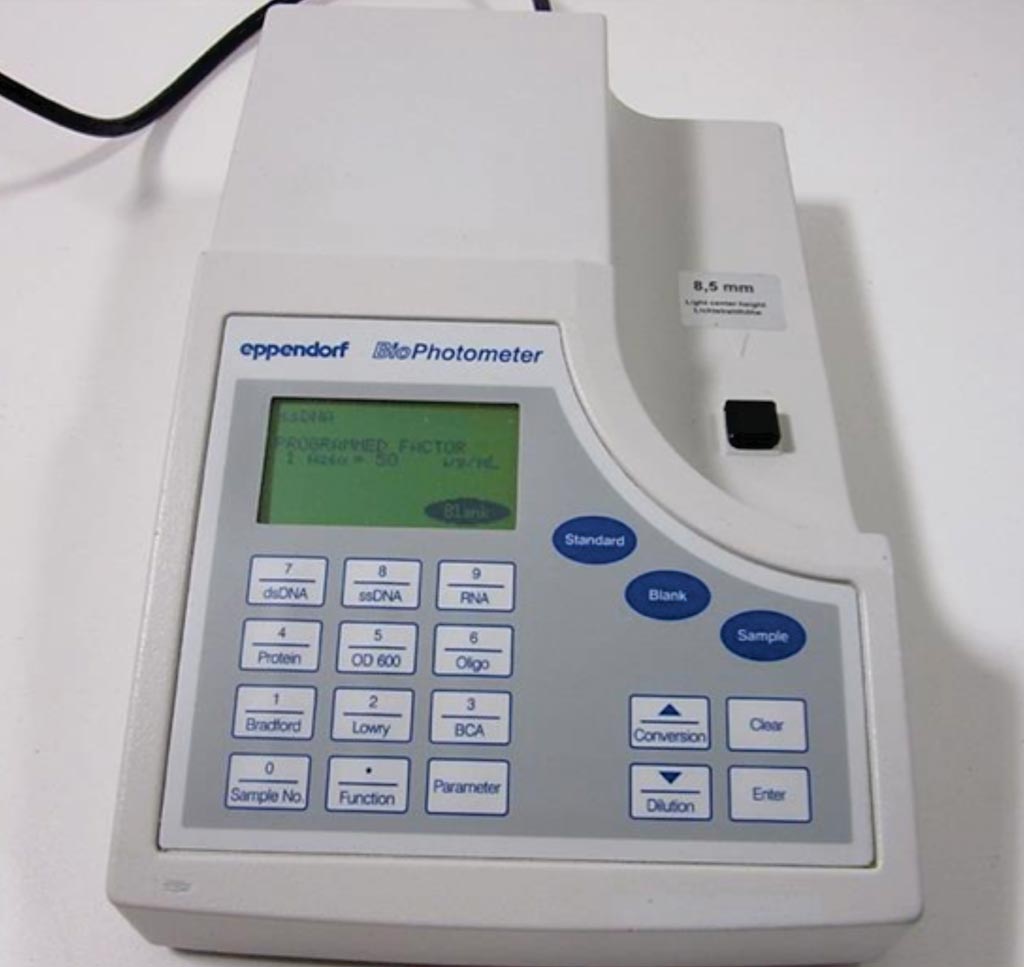 Image: The BioPhotometer 6131 spectrophotometer/fluorometer (Photo courtesy of Eppendorf).