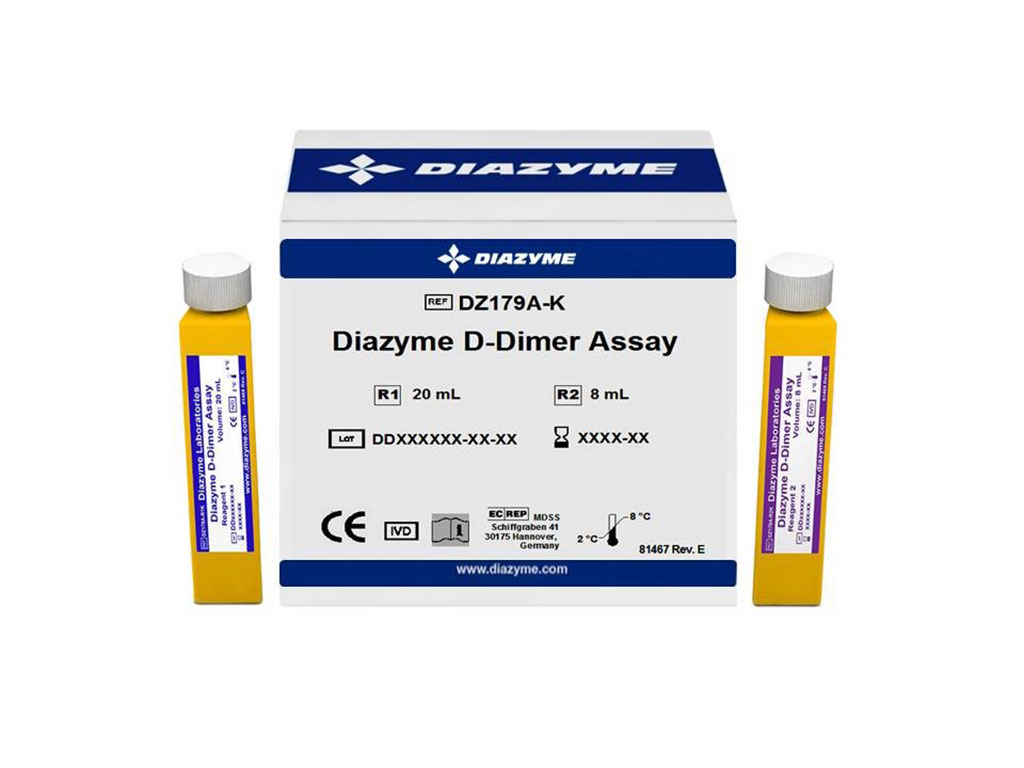 Image: Diazyme`s D-Dimer Assay is a highly sensitive liquid stable latex enhanced immunoturbidimetric test kit, designed to work on most open clinical chemistry analyzers to provide rapid results with reduced reagent cost (Photo courtesy of Diazyme Laboratories)