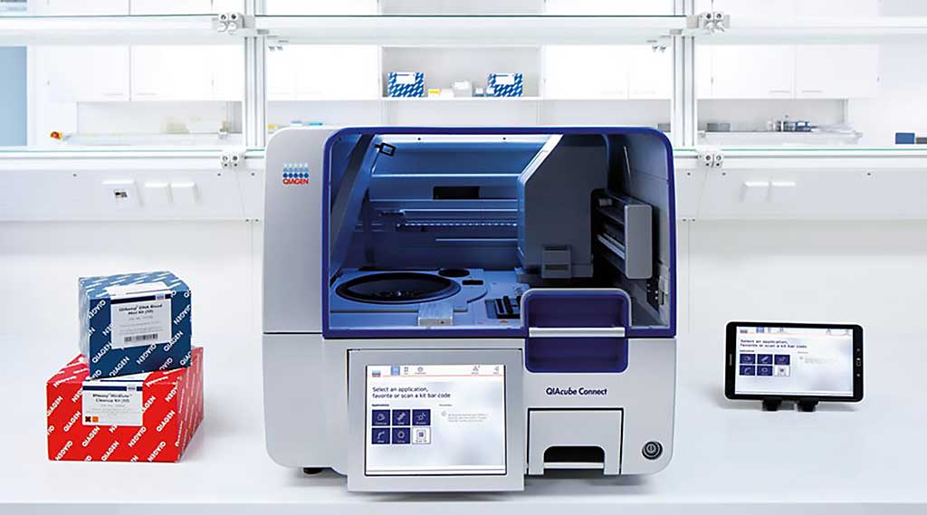 Image: The QIAcube Connect is for fully automated nucleic acid extraction with QIAGEN’s spin-column kits (Photo courtesy of QIAGEN).