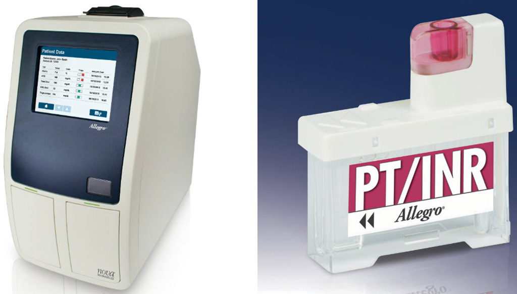 Image: Nova Biomedical adds PT/INR test to Allegro analyzer for POC testing (Photo courtesy of Nova Biomedical)