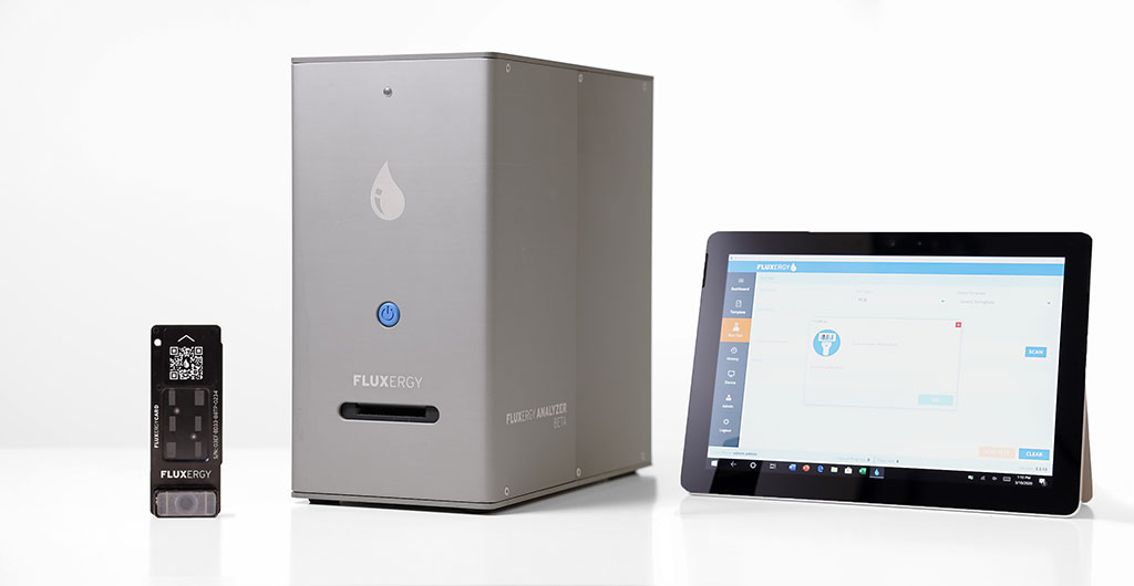 Imagen: El sistema de prueba de diagnóstico Fluxergy (Fotografía cortesía de Fluxergy)