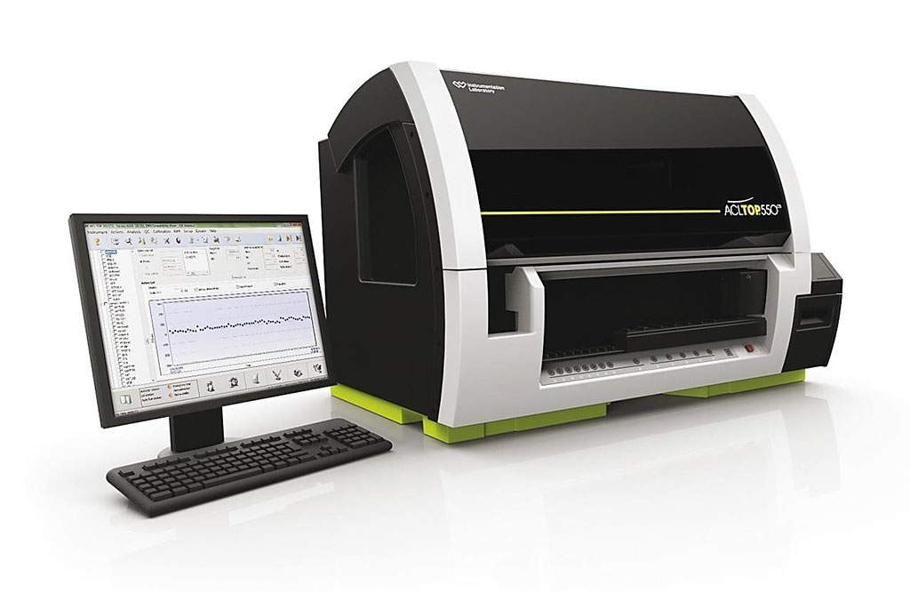 Image: An ACL TOP Hemostasis Testing System (Photo courtesy of Instrumentation Laboratory).