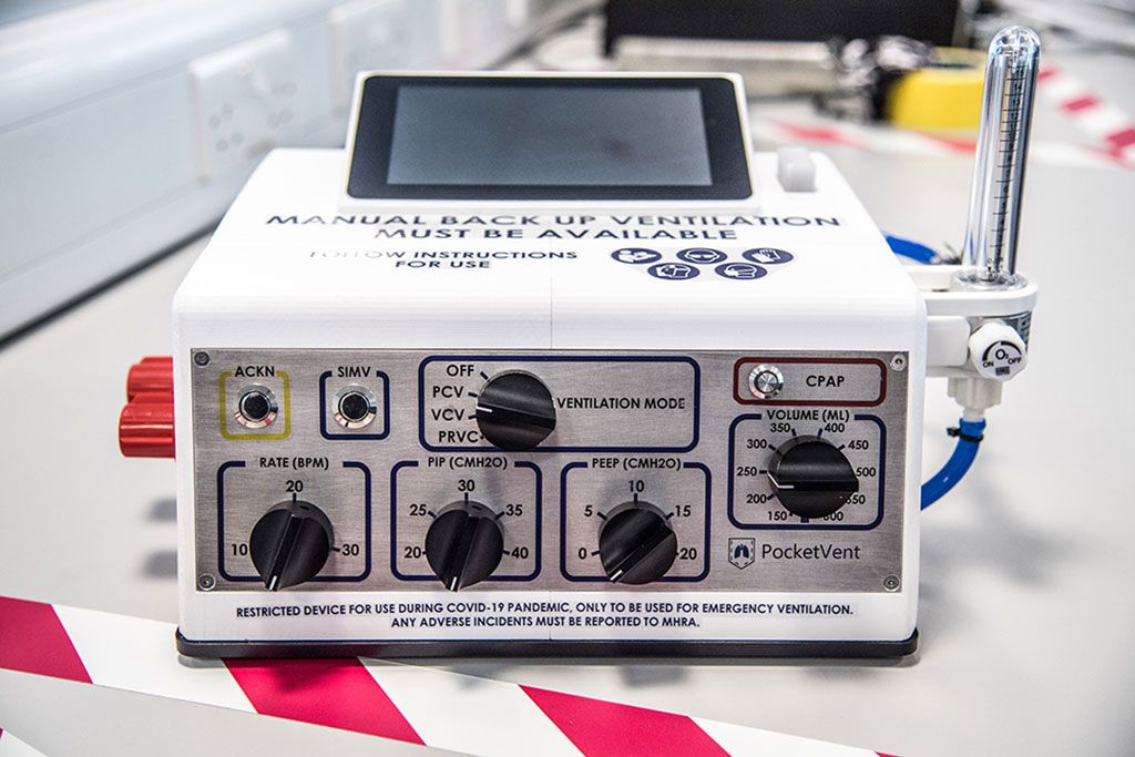 Imagen: El ventilador económico, PocketVent (Fotografía cortesía de NPL)