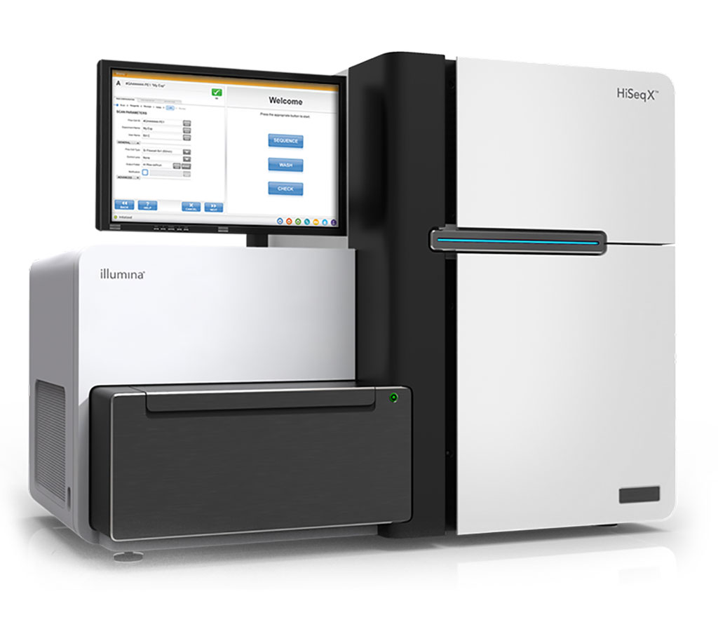 Image: The HiSeq XTen human whole- genome sequencing system (Photo courtesy of Illumina).