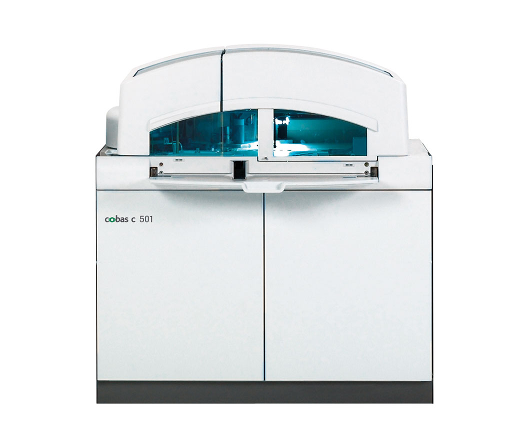 Image: The cobas c 501 module for clinical chemistry (Photo courtesy of Roche Diagnostics).