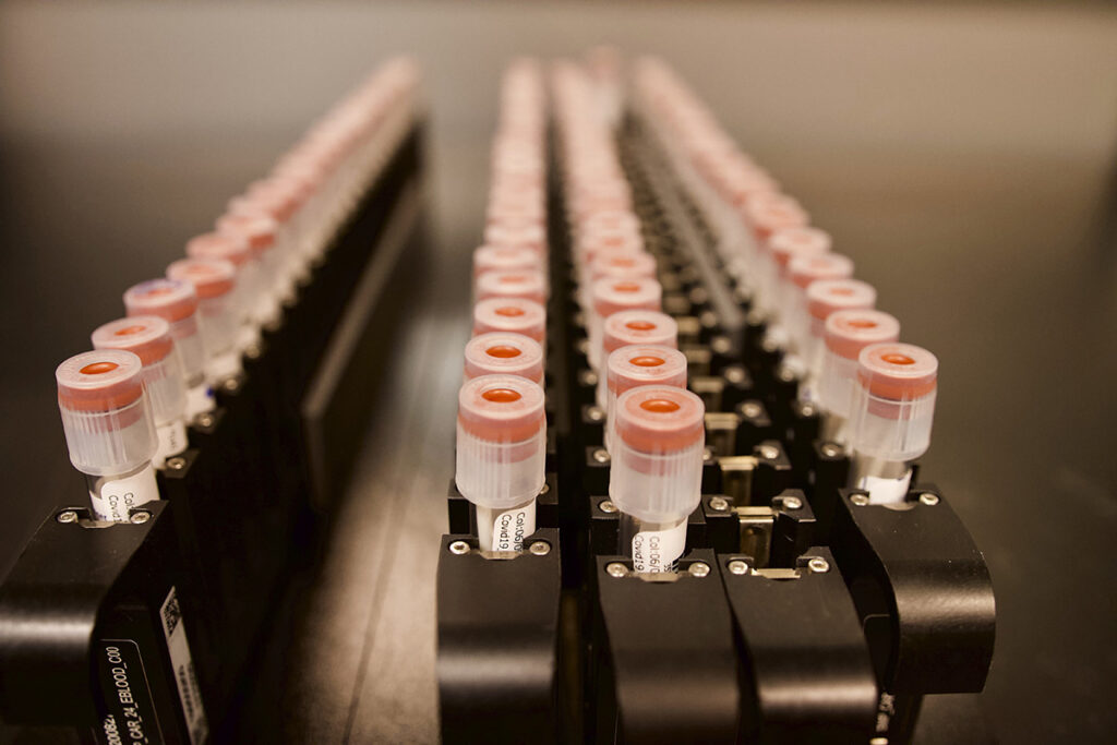 Image: COVID-19 tests in a lab at Broad Institute of MIT and Harvard (Photo courtesy of Harvard T.H. Chan School of Public Health)