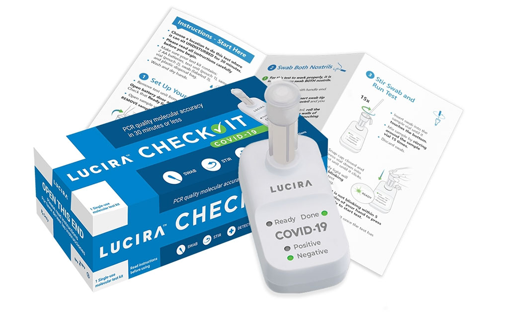Image: The LUCIRA CHECK IT test kit (Photo courtesy of Lucira Health, Inc.)