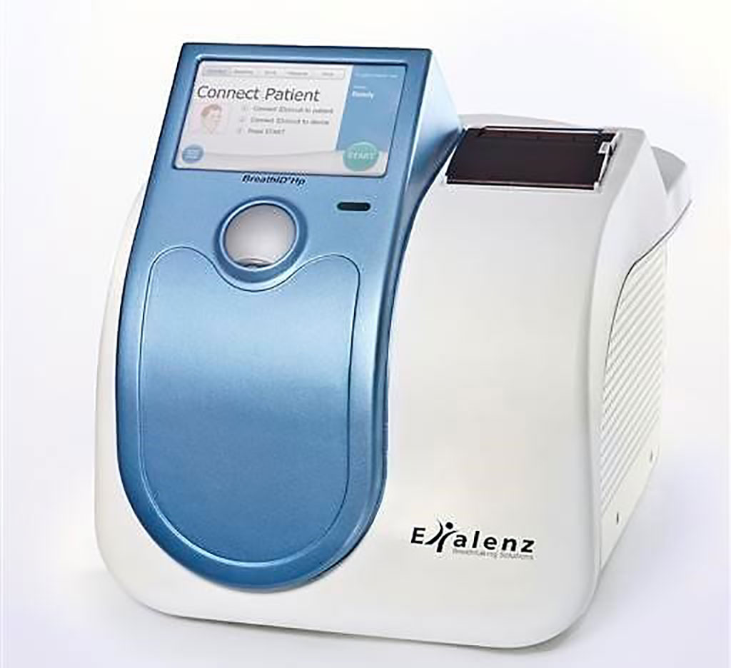 Image: The BreathID Exalenz device (Photo courtesy of Meridian Bioscience)