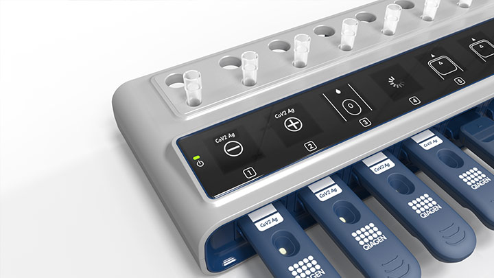 QIAreach™ SARS-CoV-2 Antigen Test (Courtesy of Qiagen)