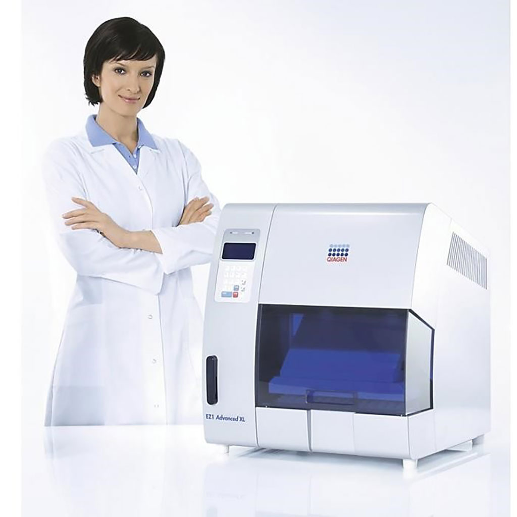 Image: The EZ1 Advanced XL performs automated nucleic acid purification for a wide range of sample types relevant for molecular diagnostics, human identity testing, and gene expression analysis (Photo courtesy of Qiagen).