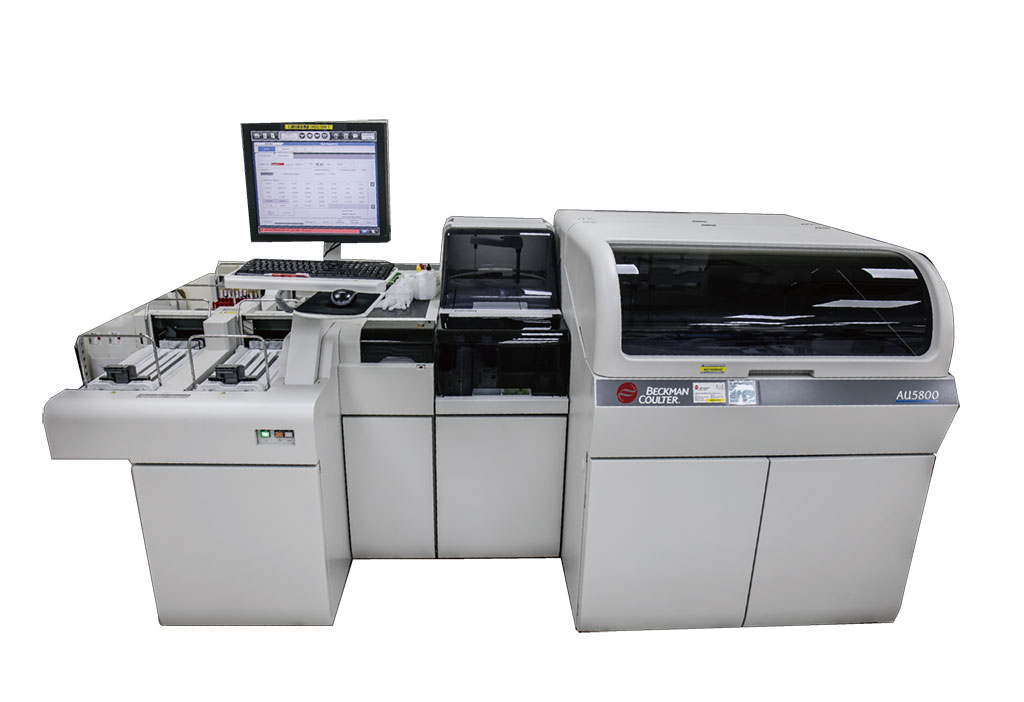 Image: The Beckman AU5800 automatic analyzer (Photo courtesy of Beckman Coulter)