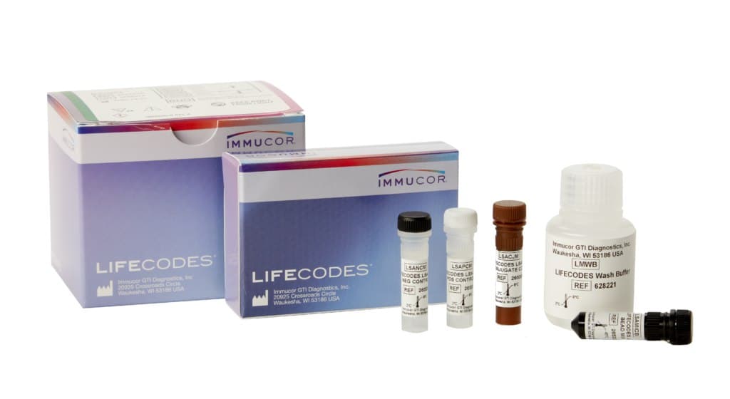 Image: LIFECODES LSATM Class I and Class II assays (Photo courtesy of Immucor, Inc.)