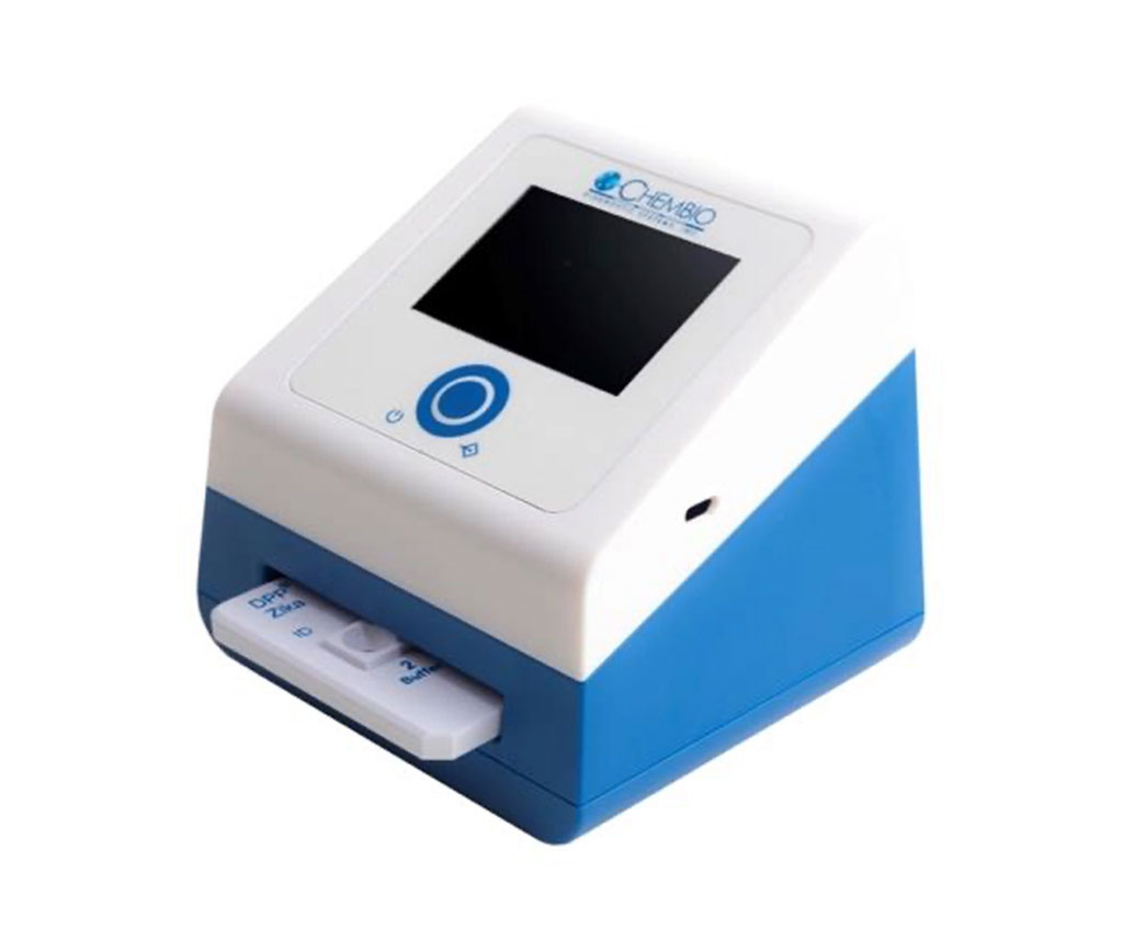 Image: The DPP Micro Reader II streamlines the point-of-care testing experience (Photo courtesy of Chembio)