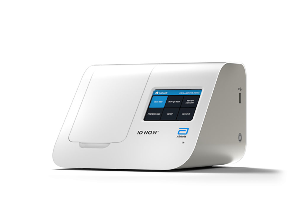 Image: ID NOW rapid molecular respiratory testing platform (Photo courtesy of Abbott)