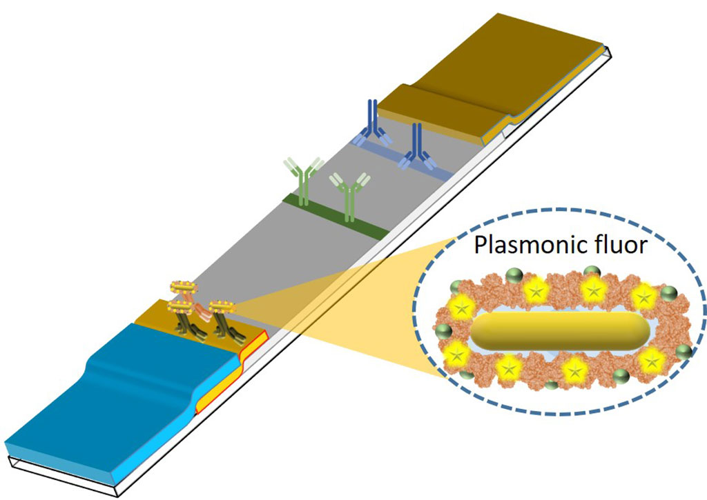 Image: Plasmon-enhanced LFAs (p-LFAs) improve inexpensive, readily available rapid tests to desired levels of sensitivity (Photo courtesy of WUSTL)