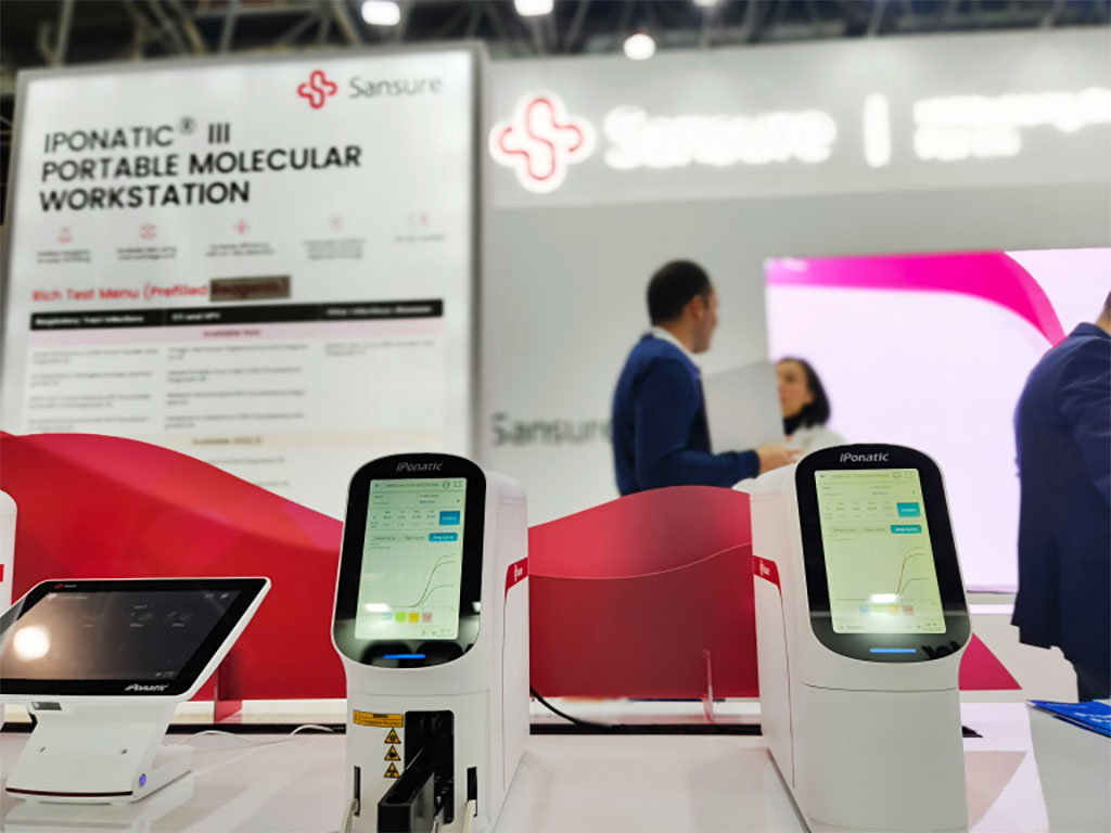 Image: The iPonatic Ⅲ portable molecular workstation at EuroMedlab 2023 (Photo courtesy of Sansure)