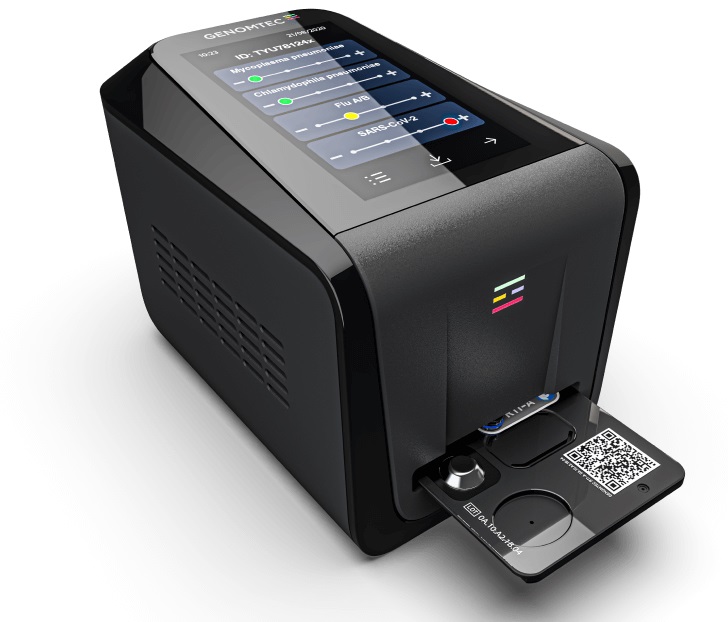 Image: The Genomtec ID mobile platform for genetic diagnostics (Photo courtesy of Genomtec SA)