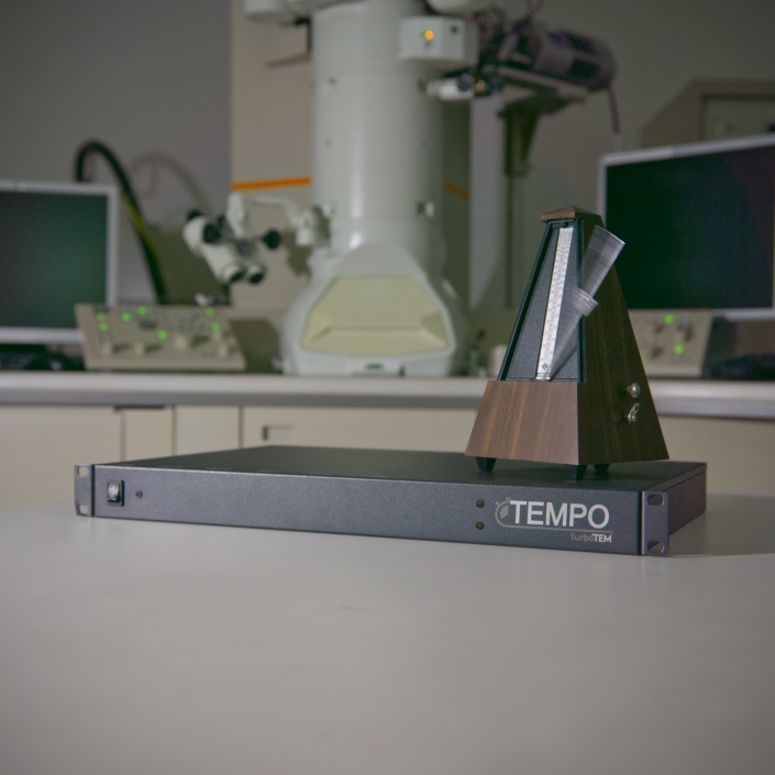 Image: The TempoSTEM patented technology revolutionizes microscopy by reimagining the logic of imaging (Photo courtesy of turboTEM)