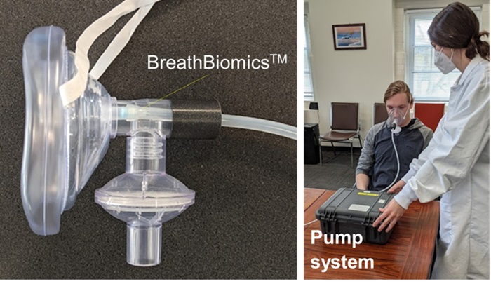 Image: BreathBiomics is a novel mechanism to capture biomolecules in human breath (Photo courtesy of ZeteoTech)