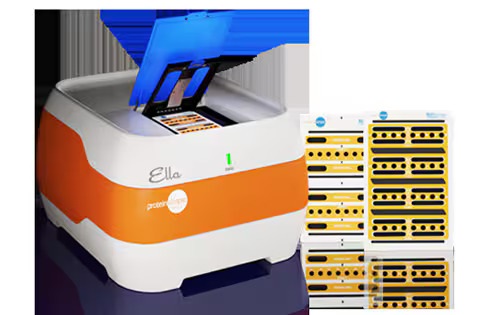 Image: The Simple Plex Human Phospho Tau 217 ALZpath assay runs on the Ella automated immunoassay platform (Photo courtesy of Bio-Techne)