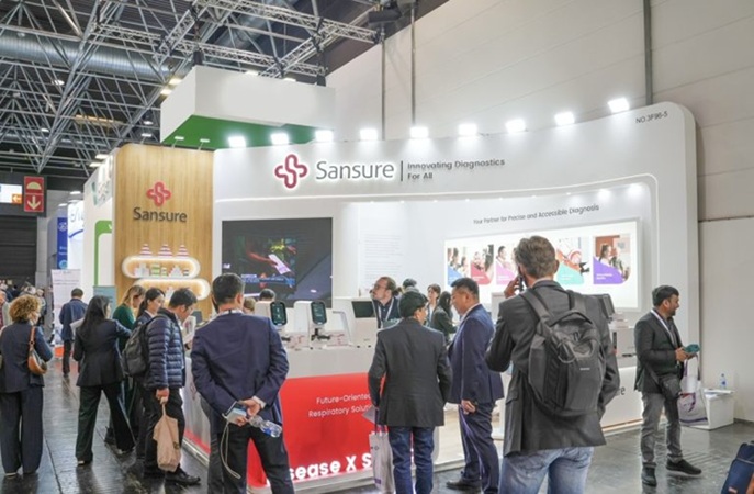 Image: Sansure is demonstrating its latest diagnostic technologies at Medlab Middle East 2025 (Photo courtesy of Sansure)