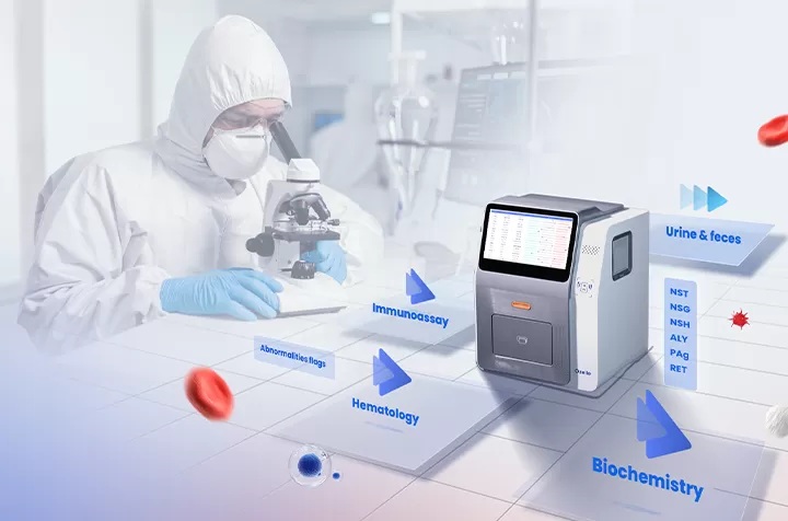 Image: Ozelle’s new AI+CBM solution combines hematology, biochemistry, and immunoassay in a single workflow (Photo courtesy of Ozelle) Image: Ozelle’s new AI+CBM solution combines hematology, biochemistry, and immunoassay in a single workflow (Photo courtesy of Ozelle)