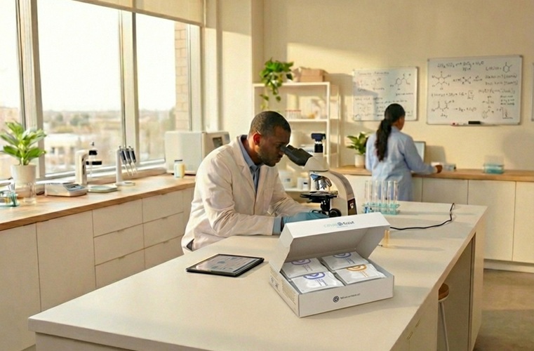 Image: Scout\'s patented molecular technology delivers results matching high-complexity PCR 99% of the time (Photo courtesy of Scout Health)