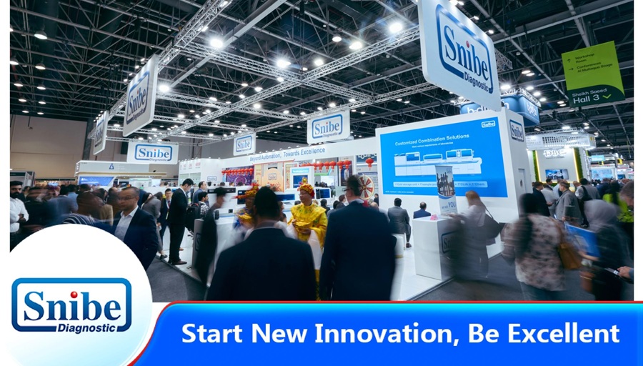 Image: SNIBE is displaying its advanced automation solutions in WHX Labs Dubai (Photo courtesy of SNIBE)