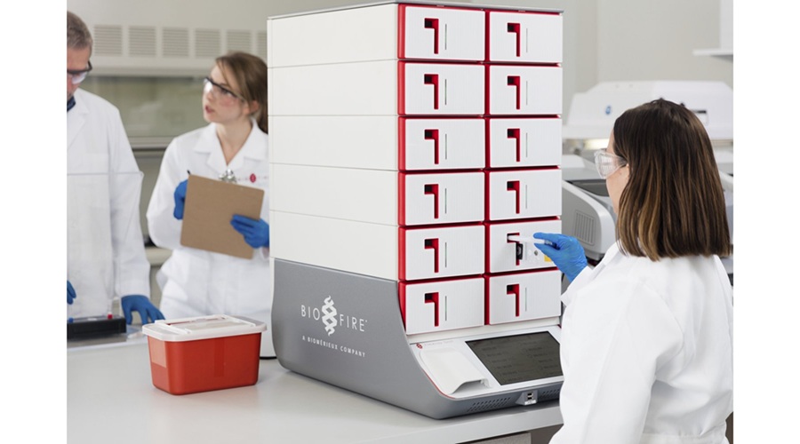 Image: Among the featured molecular diagnostic platforms is the BIOFIRE FILMARRAY TORCH System, which uses PCR technology to test broad groups of infectious disease targets in approximately one hour (Photo courtesy of bioMérieux)
