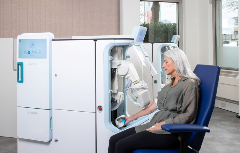 Image: Aletta is designed to autonomously perform diagnostic blood collection using multimodal imaging and advanced control. (Photo courtesy of Vitestro)