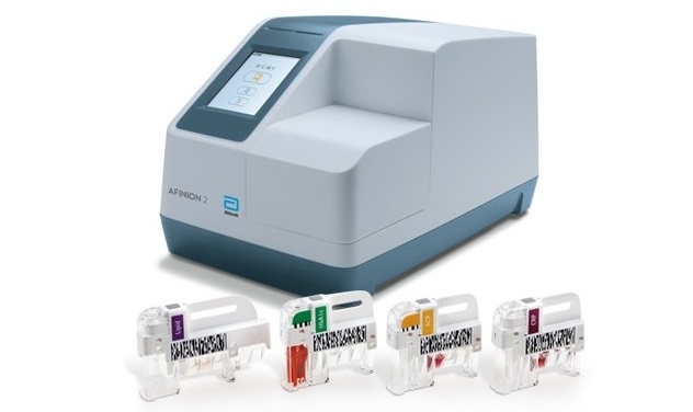 Image: HealthTab will distribute the Abbott Afinion 2 Analyzer to NHS-linked pharmacies for hemoglobin A1c (HbA1c) and lipid profile testing. (Photo courtesy of Abbott)