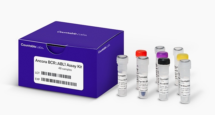 Image: Ancora’s initial oncology assay portfolio includes BCR::ABL1, KMT2A rearrangements, NPM1 Types A, B, and D, and KIT D816V with wild-type detection (Photo courtesy of Countable Labs)
