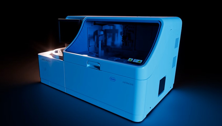 Image: Roche’s CE-marked cobas smart e immunoanalyser brings Elecsys immunoassay testing to smaller and decentralized laboratories in a compact benchtop platform. (Photo courtesy of Roche)
