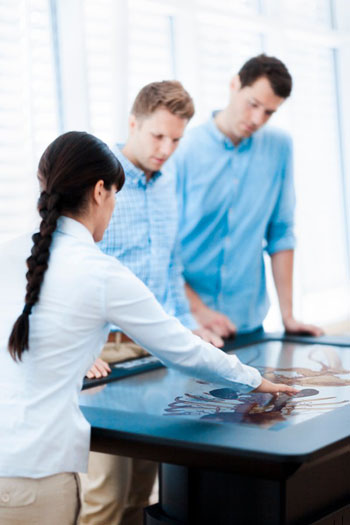 The Sectra F15 visualization table