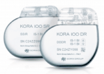 Image: The Sorin KORA 100 SR and DR pacemakers (Photo courtesy of the Sorin Group). Image: The Sorin KORA 100 SR and DR pacemakers (Photo courtesy of the Sorin Group).