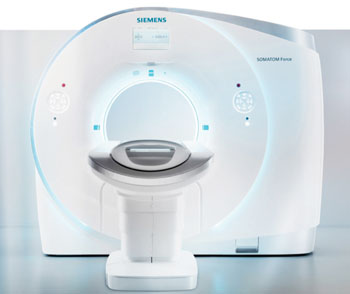 Image: The Siemens Healthcare Somatom Force CT system (Photo courtesy of Siemens Healthcare).