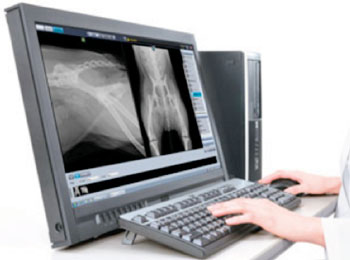 Image: The ImagePilot Sigma CR system (Photo courtesy of Konica Minolta Medical Imaging).