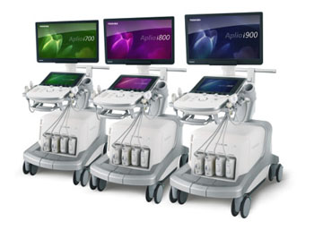 Image: The Aplio i-series of ultrasound devices for OB/GYN (Photo courtesy of Toshiba Medical).