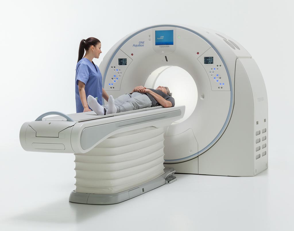 Image: The Aquilion ONE / GENESIS Edition CT system (Photo courtesy of Toshiba Medical Systems).