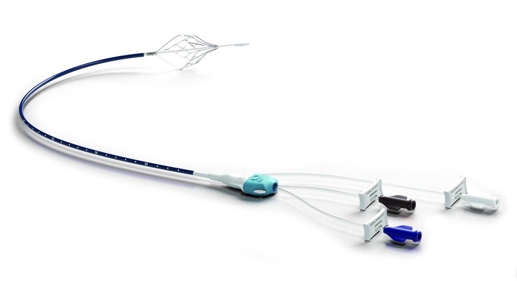Image: The Bio2 Medical Angel catheter intended for PE prophylaxis in trauma patients, with contraindication to anticoagulation (Photo courtesy of Bio2 Medical).