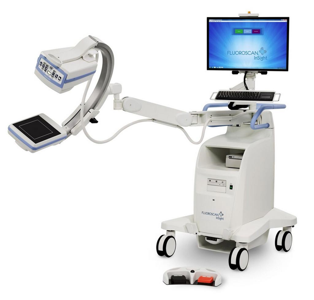 Image: The Fluoroscan InSight FD mini C-arm extremities imaging system (Photo courtesy of Hologic).