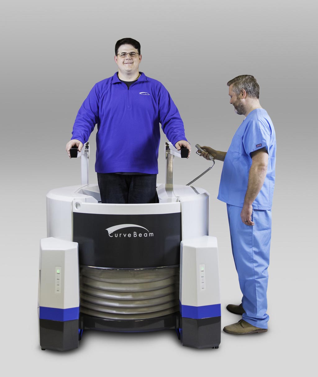 Image: The LineUP orthopedic extremity CT system (Photo courtesy of CurveBeam).