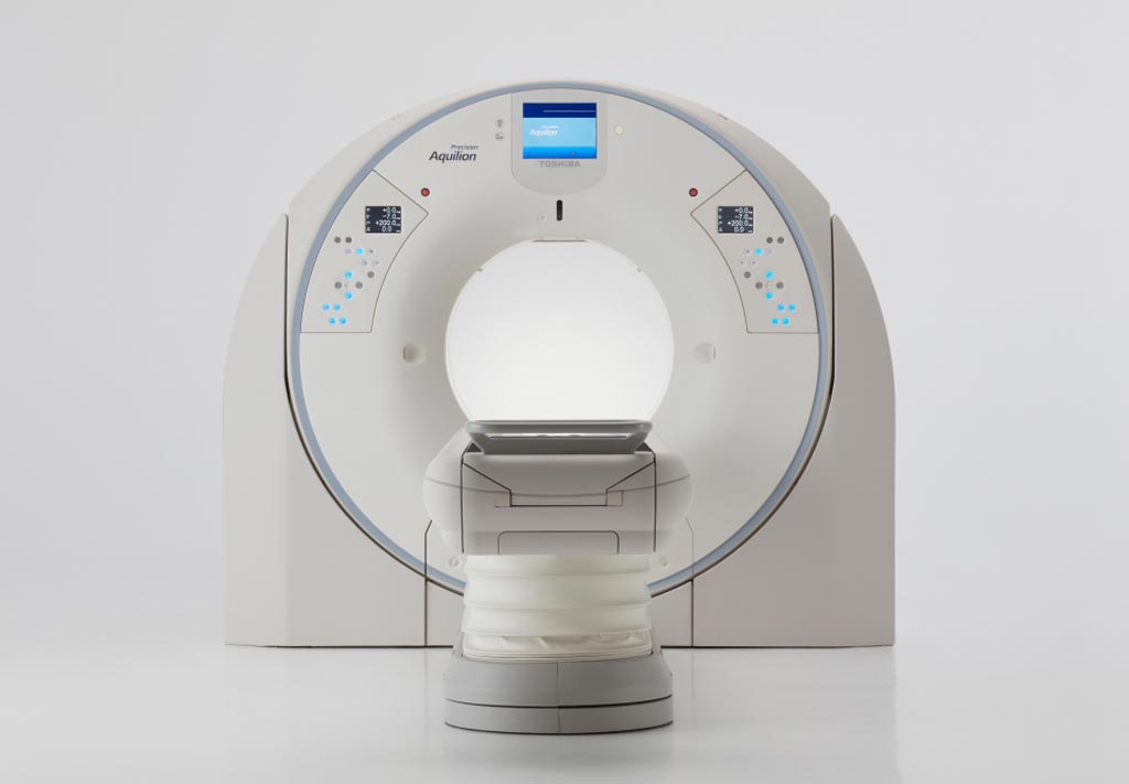 Image: The Aquilion Precision ultra-high resolution CT (Photo courtesy of Canon Medical Systems).