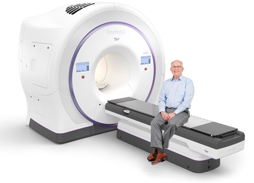 Image: The Radixact image guided, intensity modulated radiation therapy (IG-IMRT) system (Photo courtesy of Accuray).