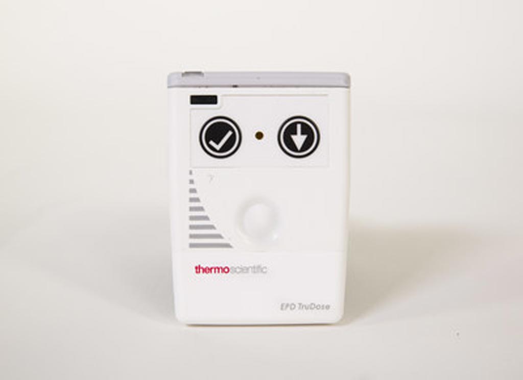 Image: The EPD TruDose electronic personal dosimeter (Photo courtesy of Thermo Fisher Scientific).