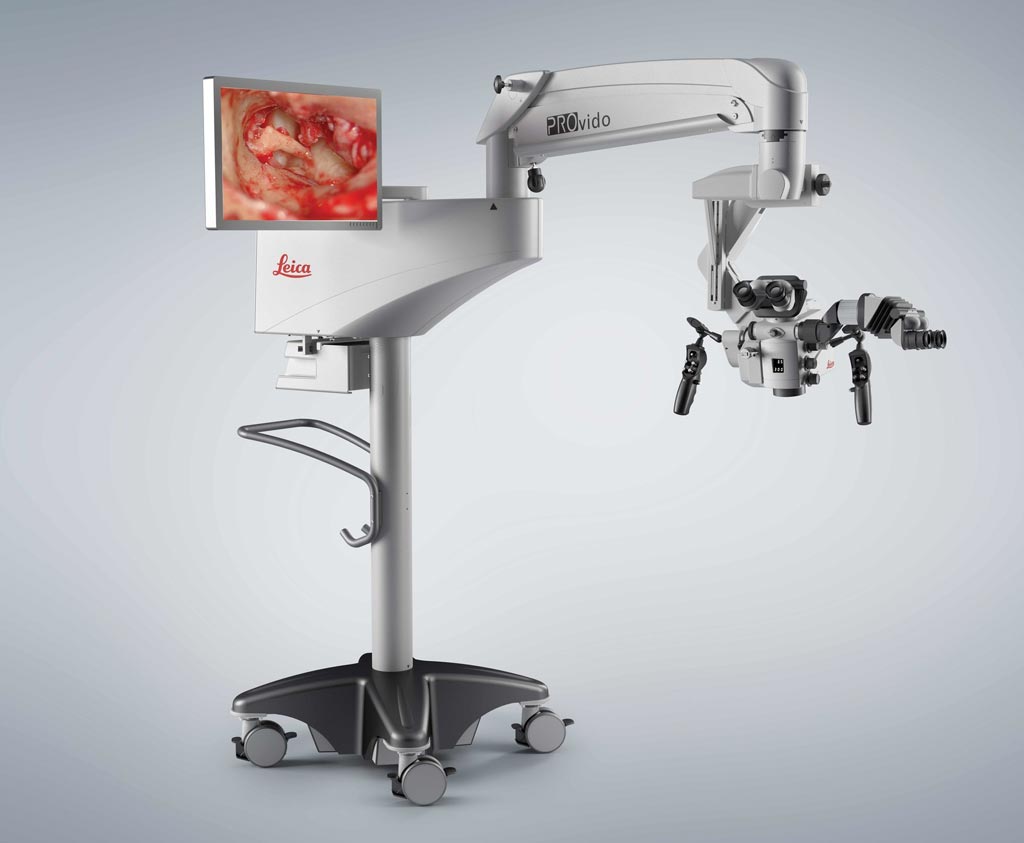 Image: The new Provido surgical microscope (Photo courtesy of Leica Microsystems).