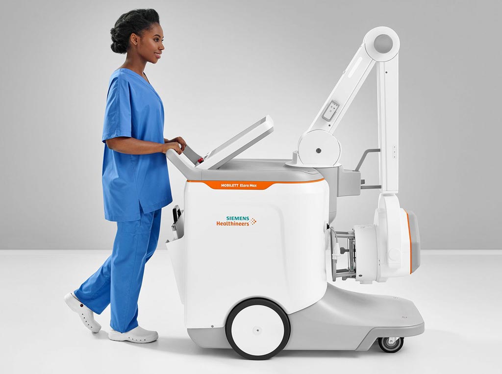 Image: The Mobilett Elara Max mobile x-ray system (Photo courtesy of Siemens Healthineers).