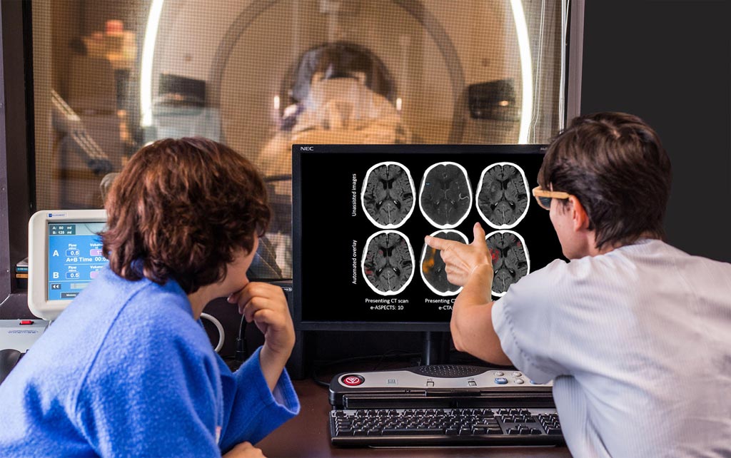 Image: The e-CTA software aids consistent mechanical thrombectomy patient selection (Photo courtesy of Brainomix).