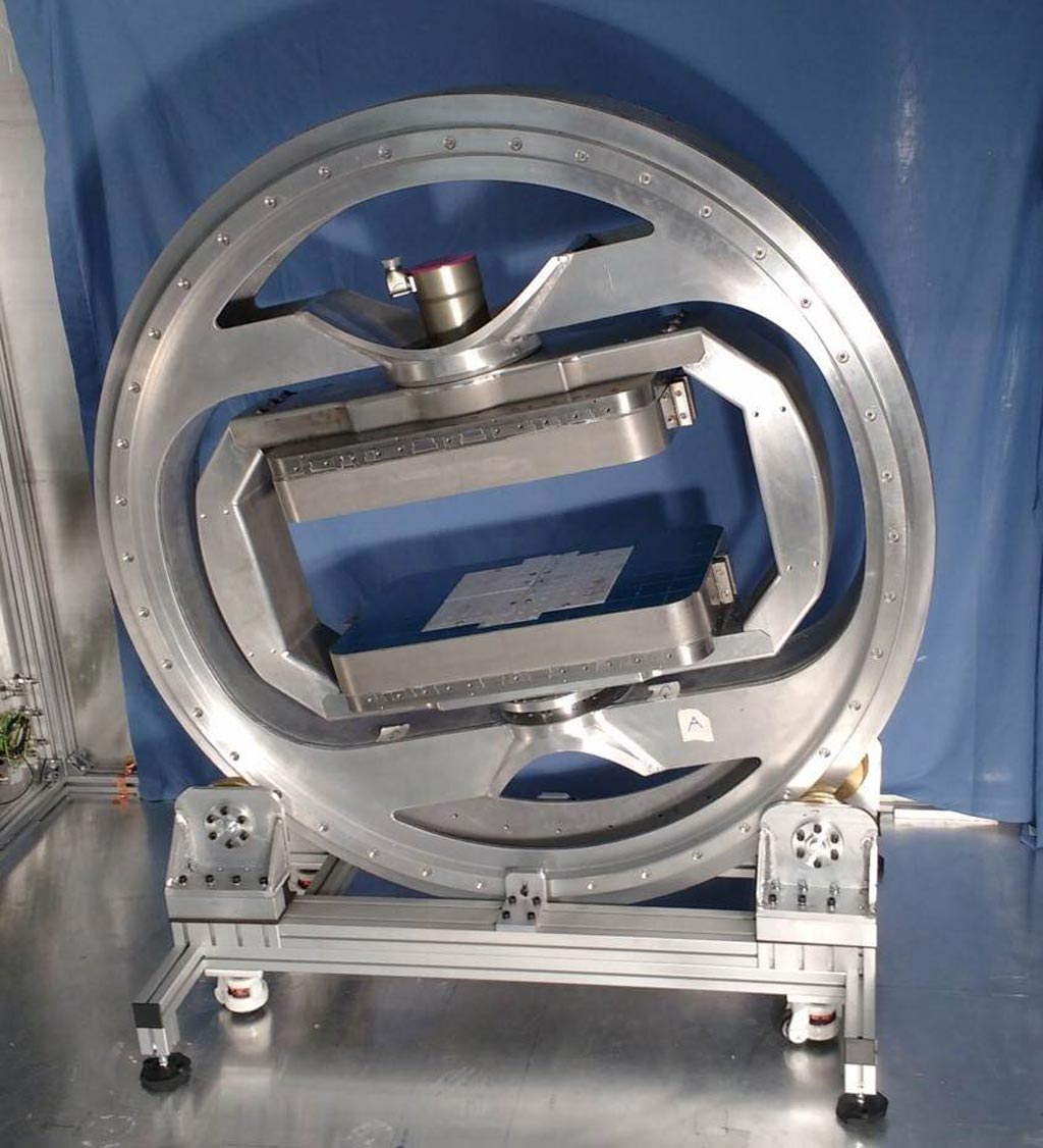 Image: The prototype \"magic\" MRI scanner (Photo courtesy of Imperial College London).